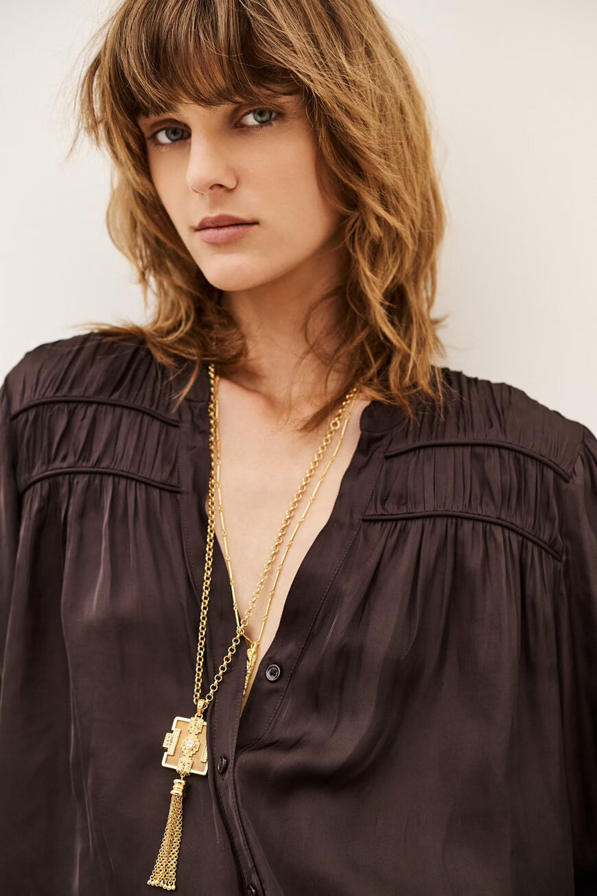 Ba&sh Cessia Top  - Purple