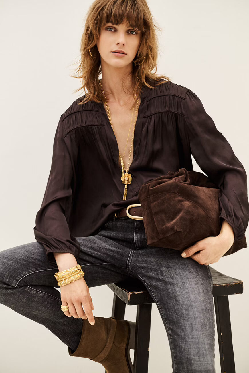 Ba&sh Cessia Top  - Purple