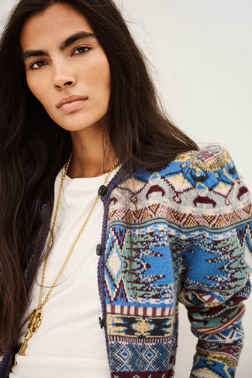 Ba&sh Maja Knit Cardigan