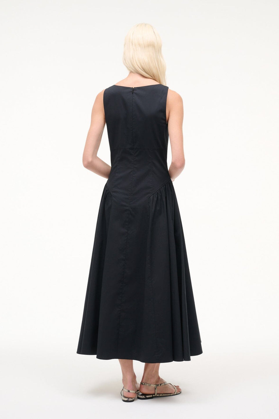 STAUD, Gwen Dress in Black, Size 6