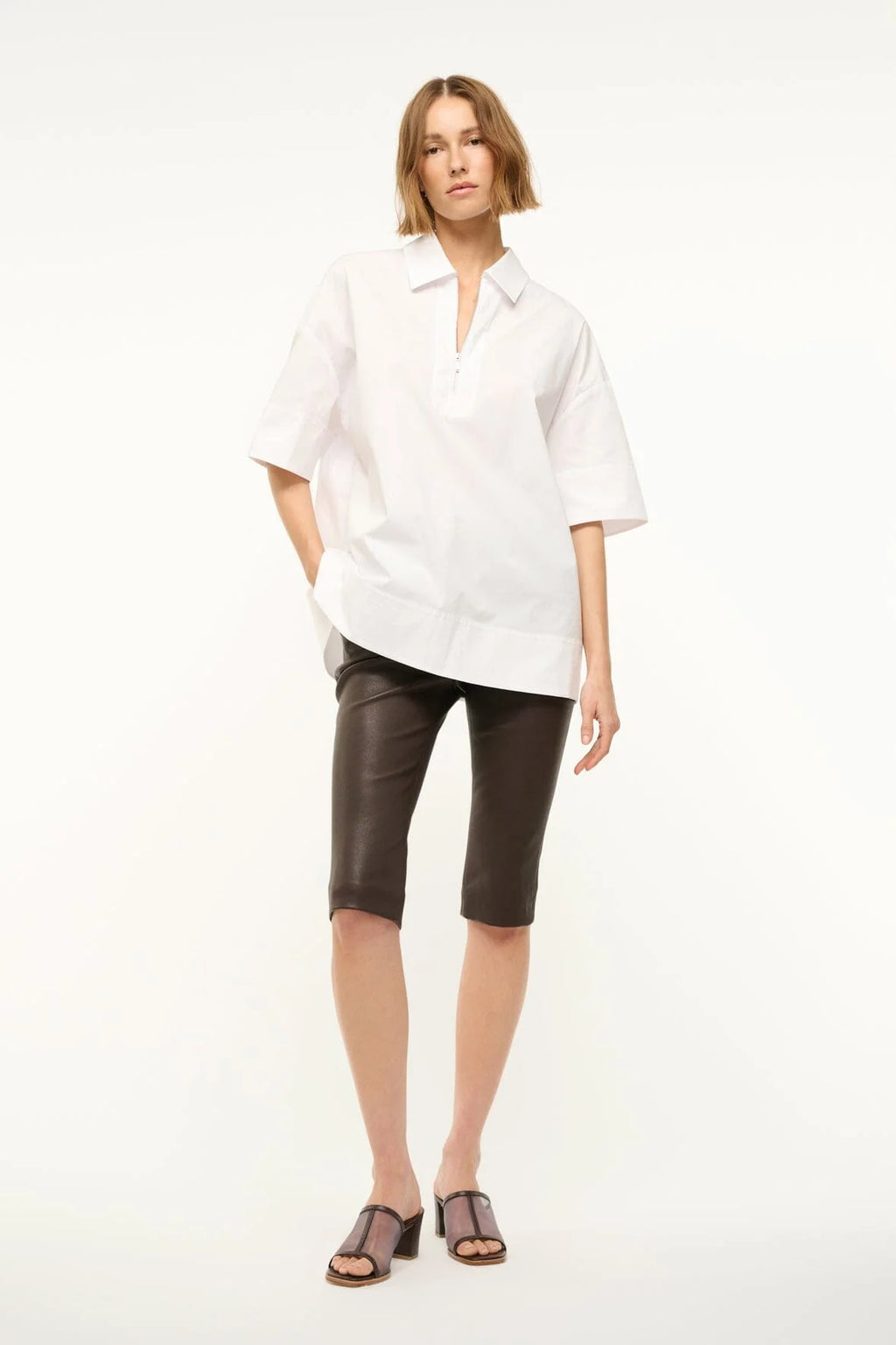 Staud Yvette Top White