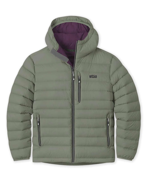 Stio Men's Hometown Down Hooded Jacket - Canyon Rock