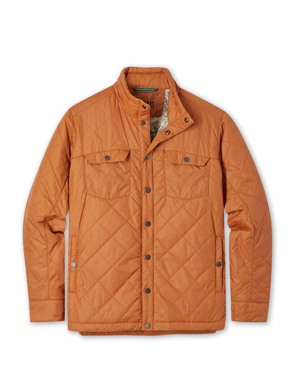 Stio Men's Skycrest Insulated Snap Shirt - Saddle
