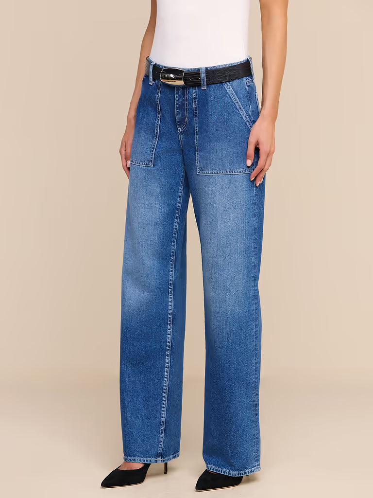 L'Agence Christel Wide-Leg Jean - Atlantis