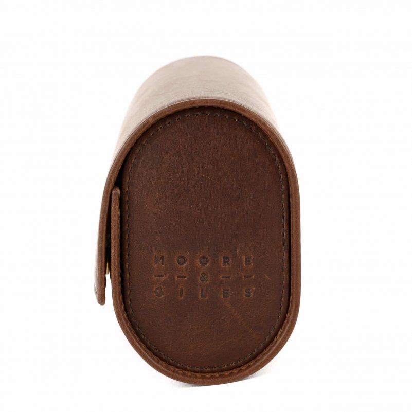 Moore and Giles Double Watch Travel Case - Baldwin Oak