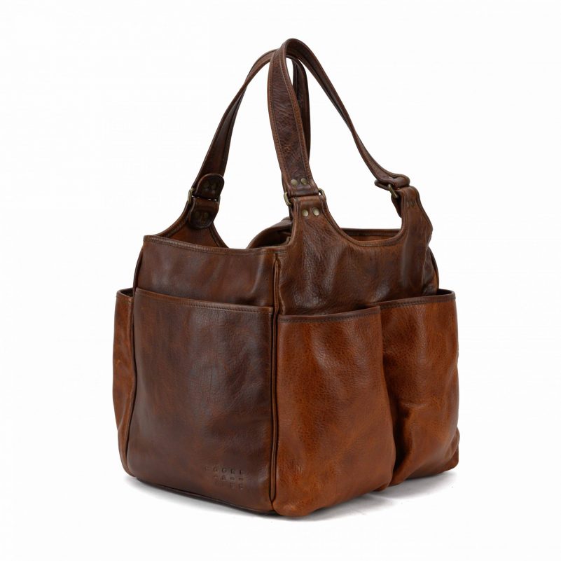 Moore & Giles Belle Picnic Tote Titan Milled Honey - TS