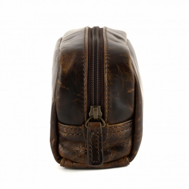 Moore and Giles George Mini Wash Kit - Brompton Brown