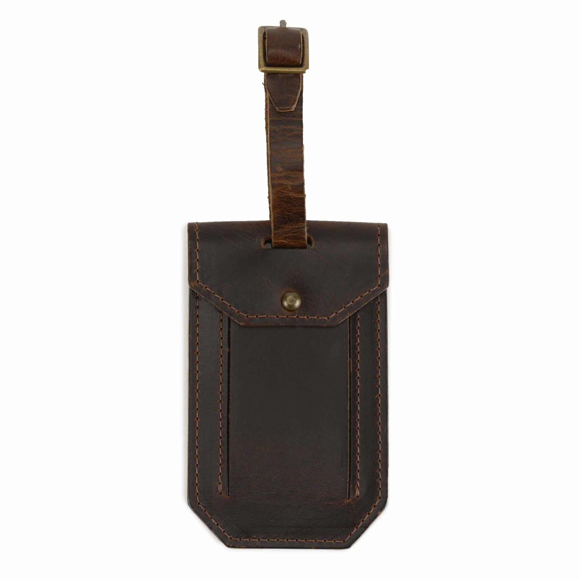 Moore and Giles Luggage Tag - Brompton Brown