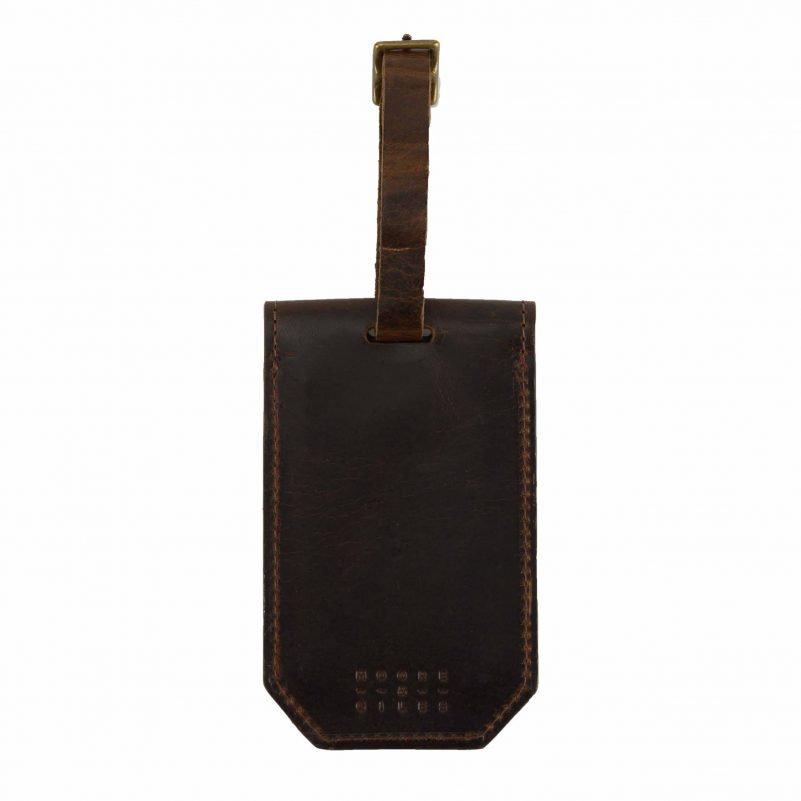 Moore and Giles Luggage Tag - Brompton Brown