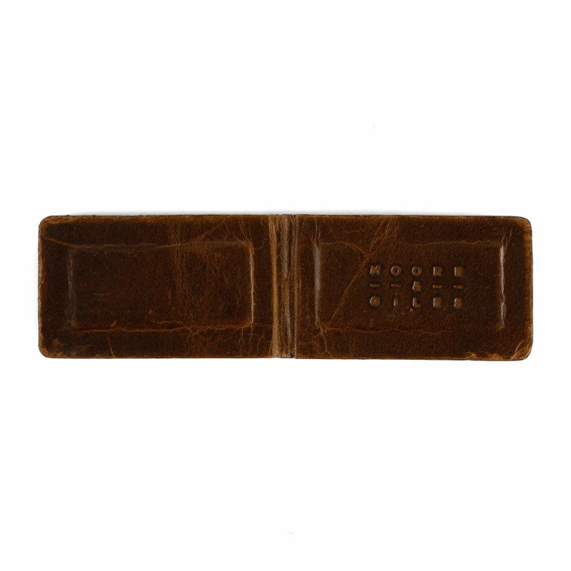 Moore & Giles Money Clip - Brompton Brown