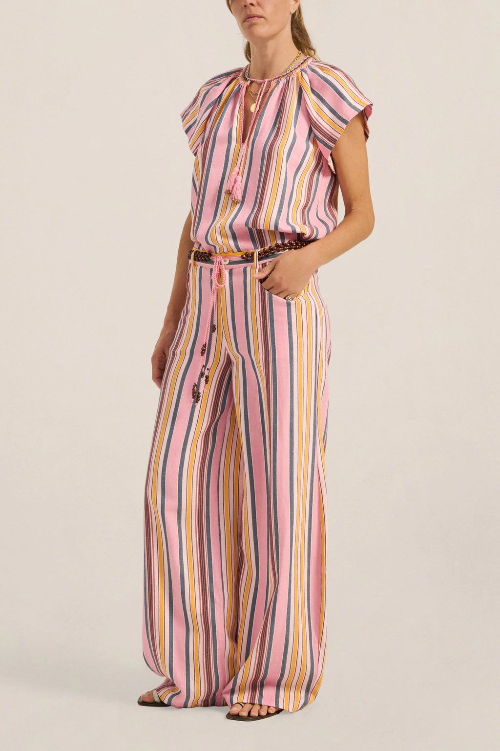 Ilio Nema Zetus Samos Stripe Top