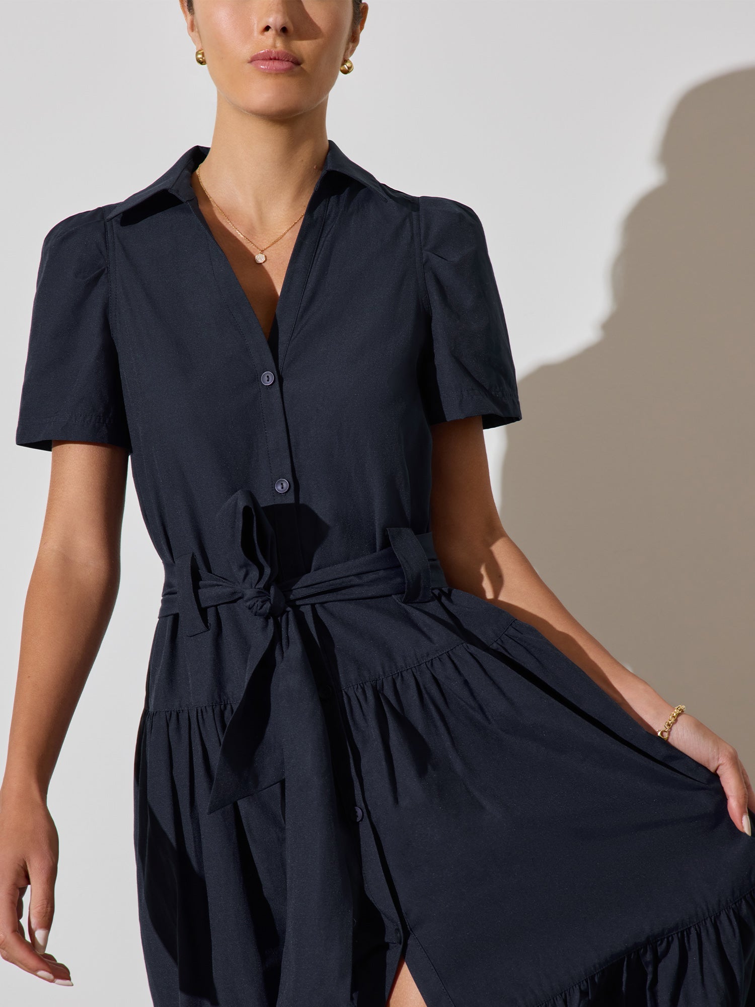 Brochu Walker Alina Dress  - Navy