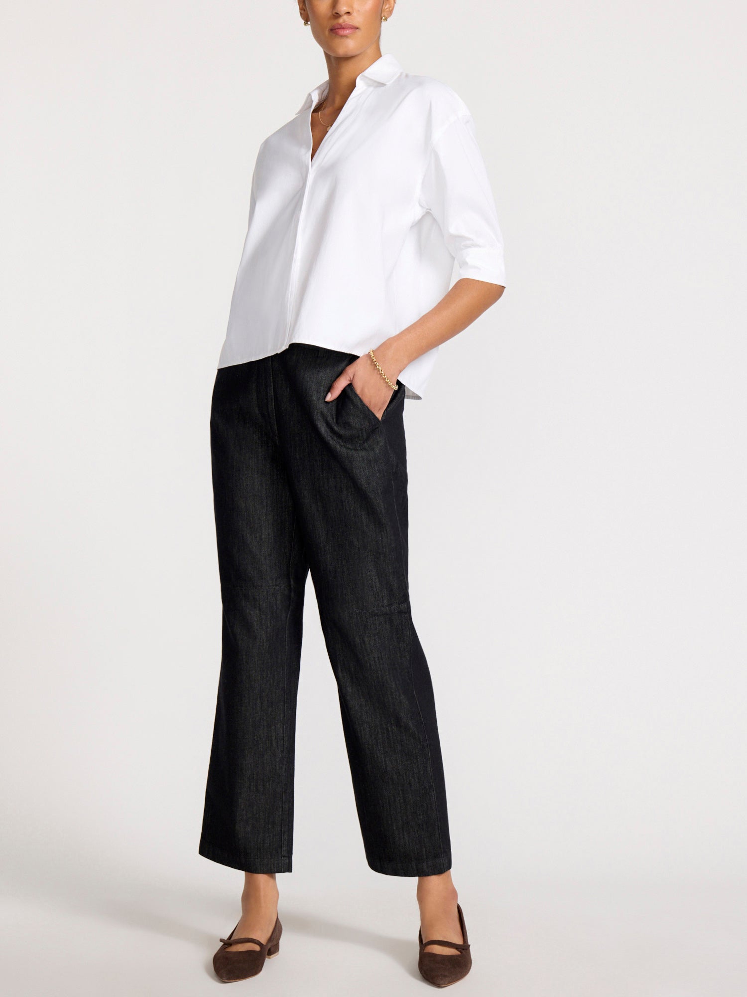 Brochu Walker Rhett Shirt  - Salt White
