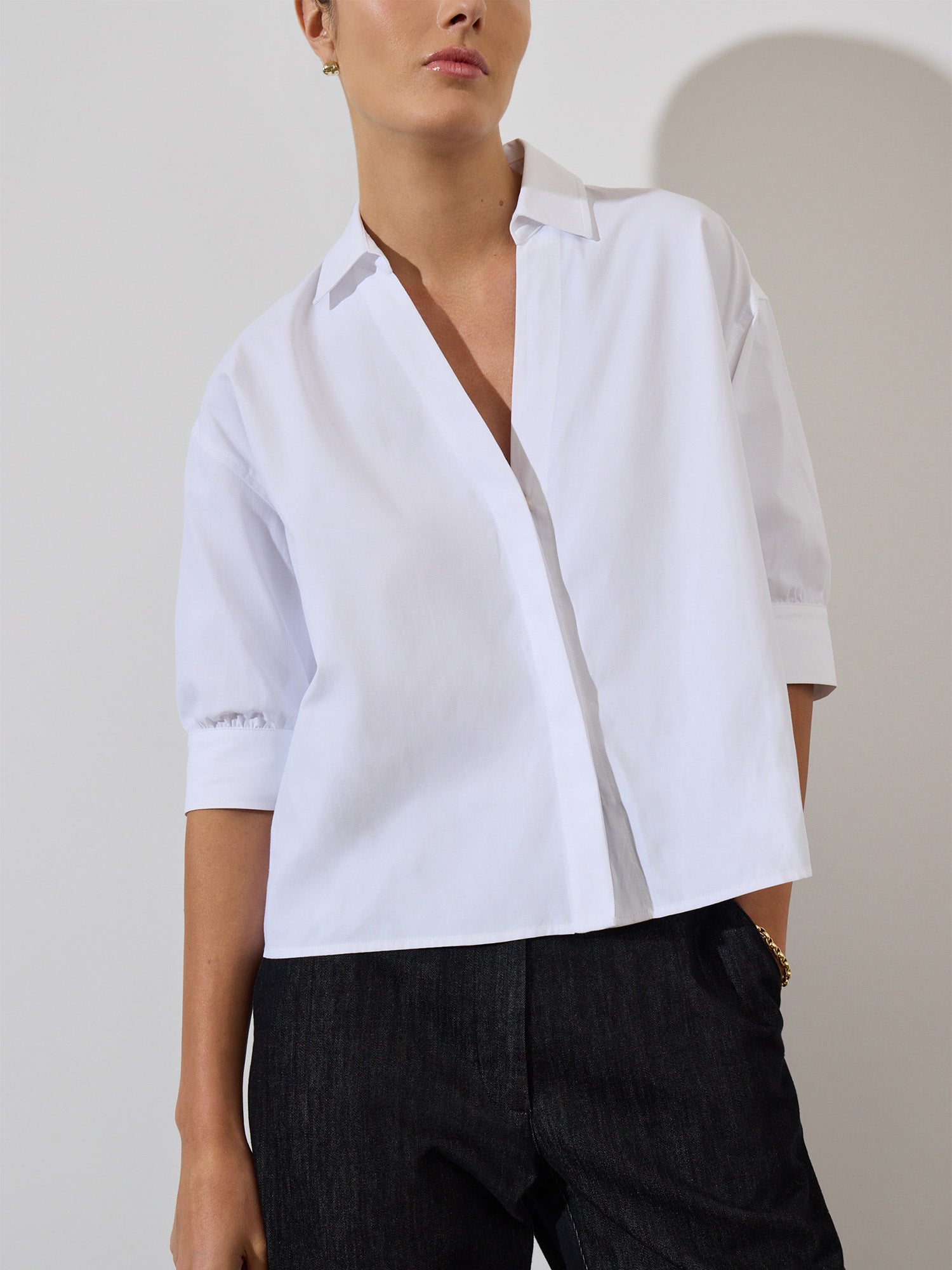 Brochu Walker Rhett Shirt  - Salt White