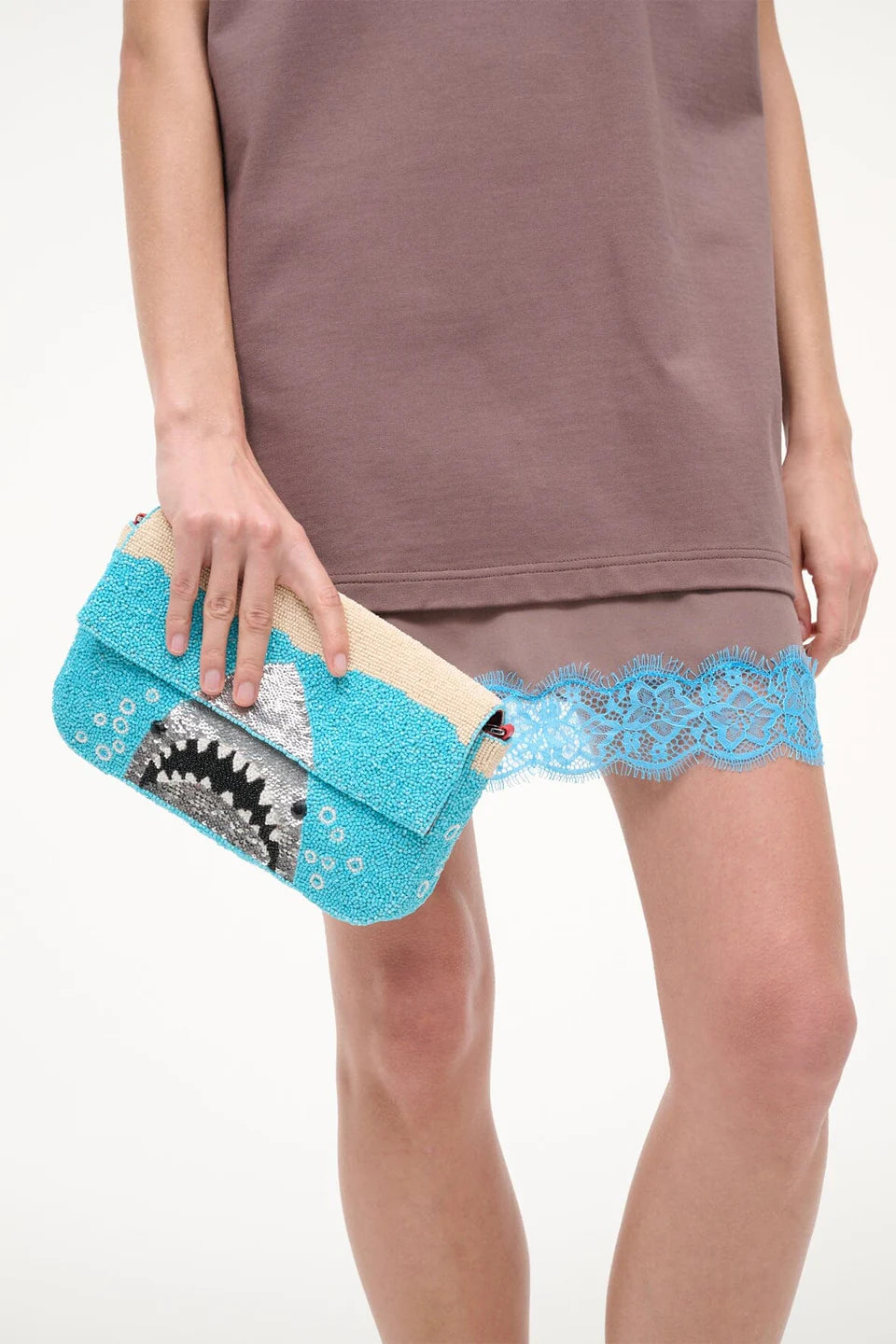 Staud Timmy Shoulder Bag Great White