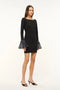 Staud Hawthorne Dress Black/Navy