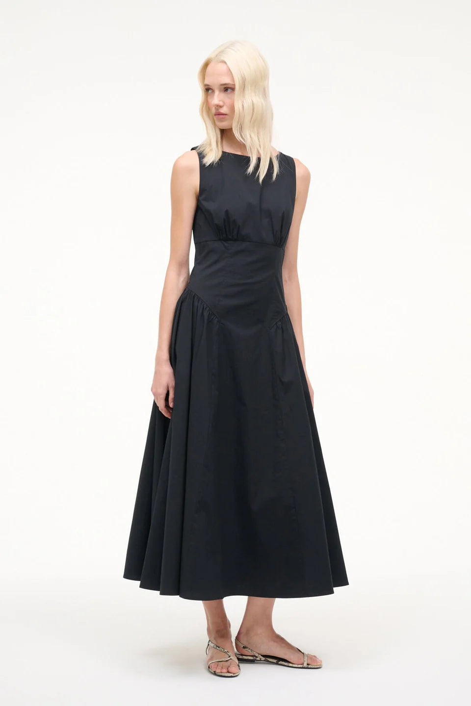 Staud Gwen Dress Black