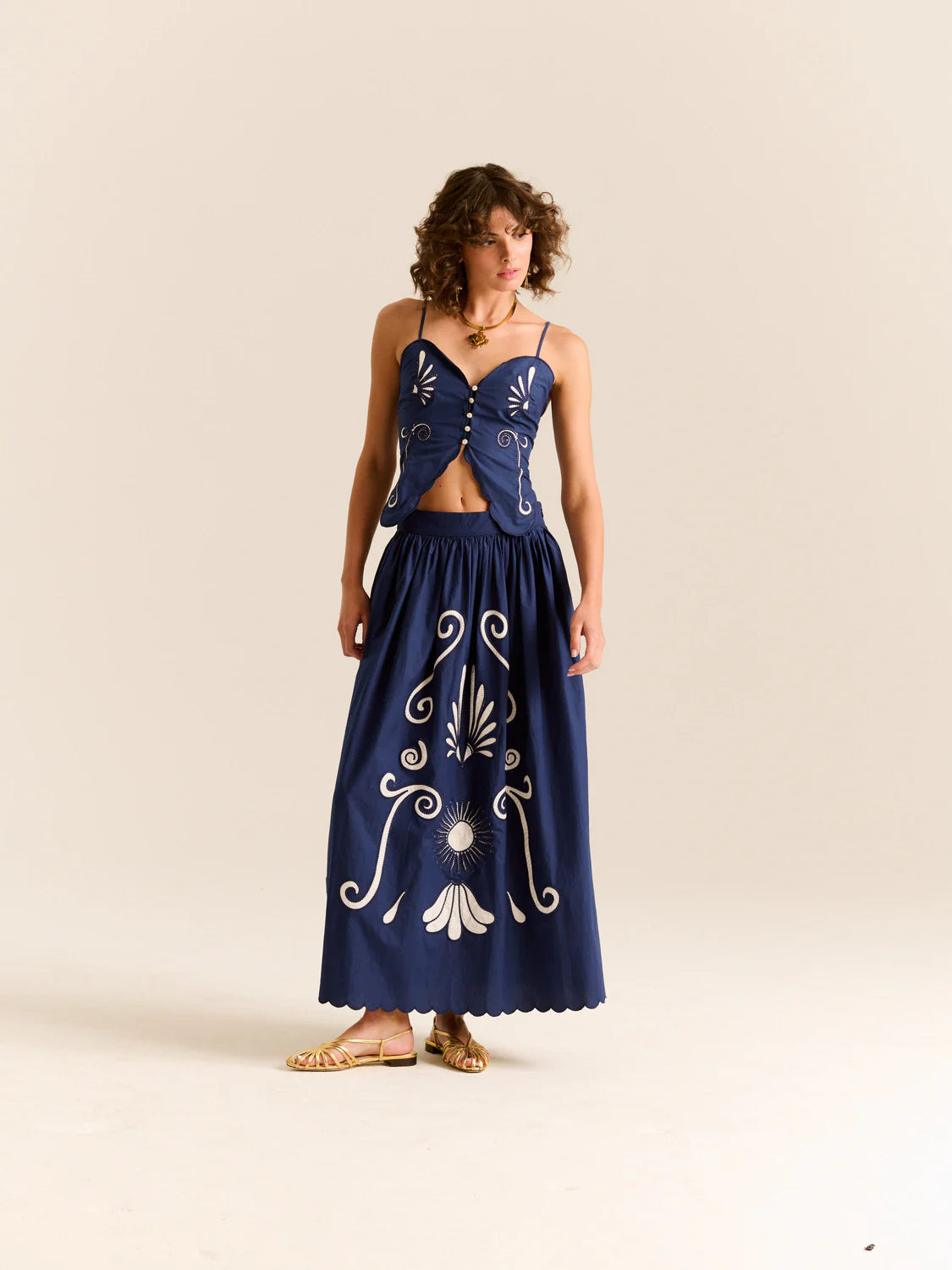 Carolina K Larissa Skirt - Poseidon