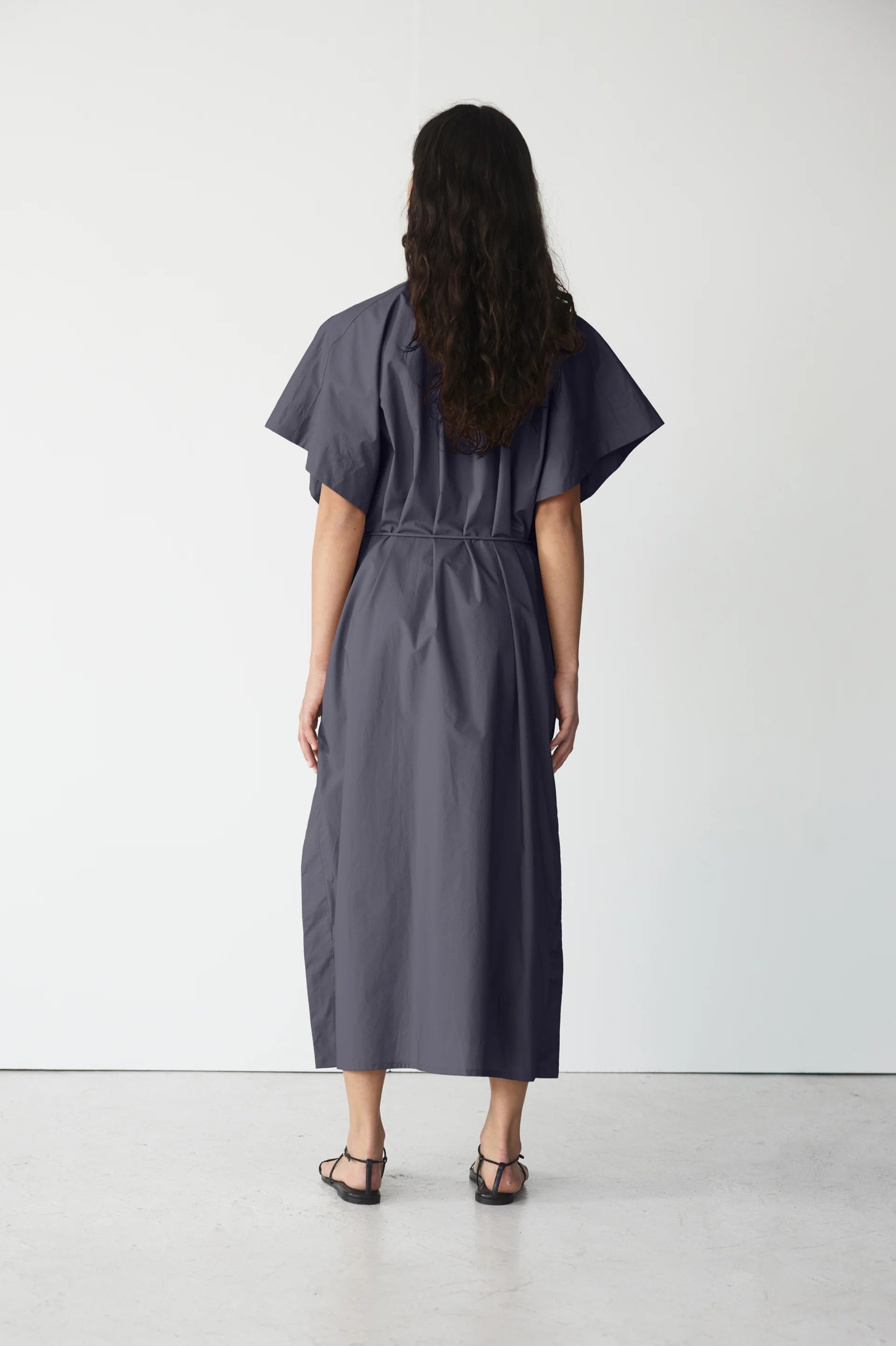 Foemina Mimi Dress - Navy Poplin
