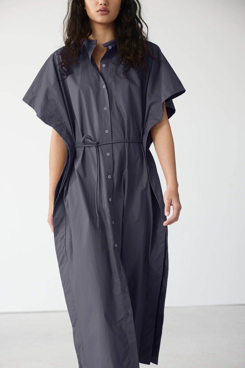 Foemina Mimi Dress - Navy Poplin