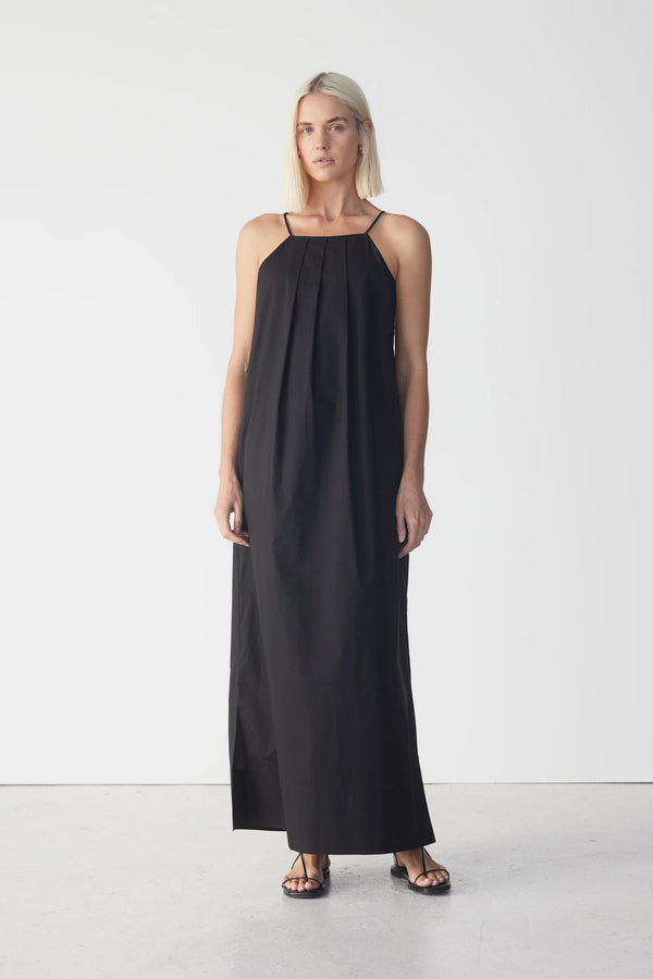 Foemina Sidonie Dress | Black Poplin