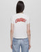 Re/Done Classic "Cheers" Tee in Vintage White