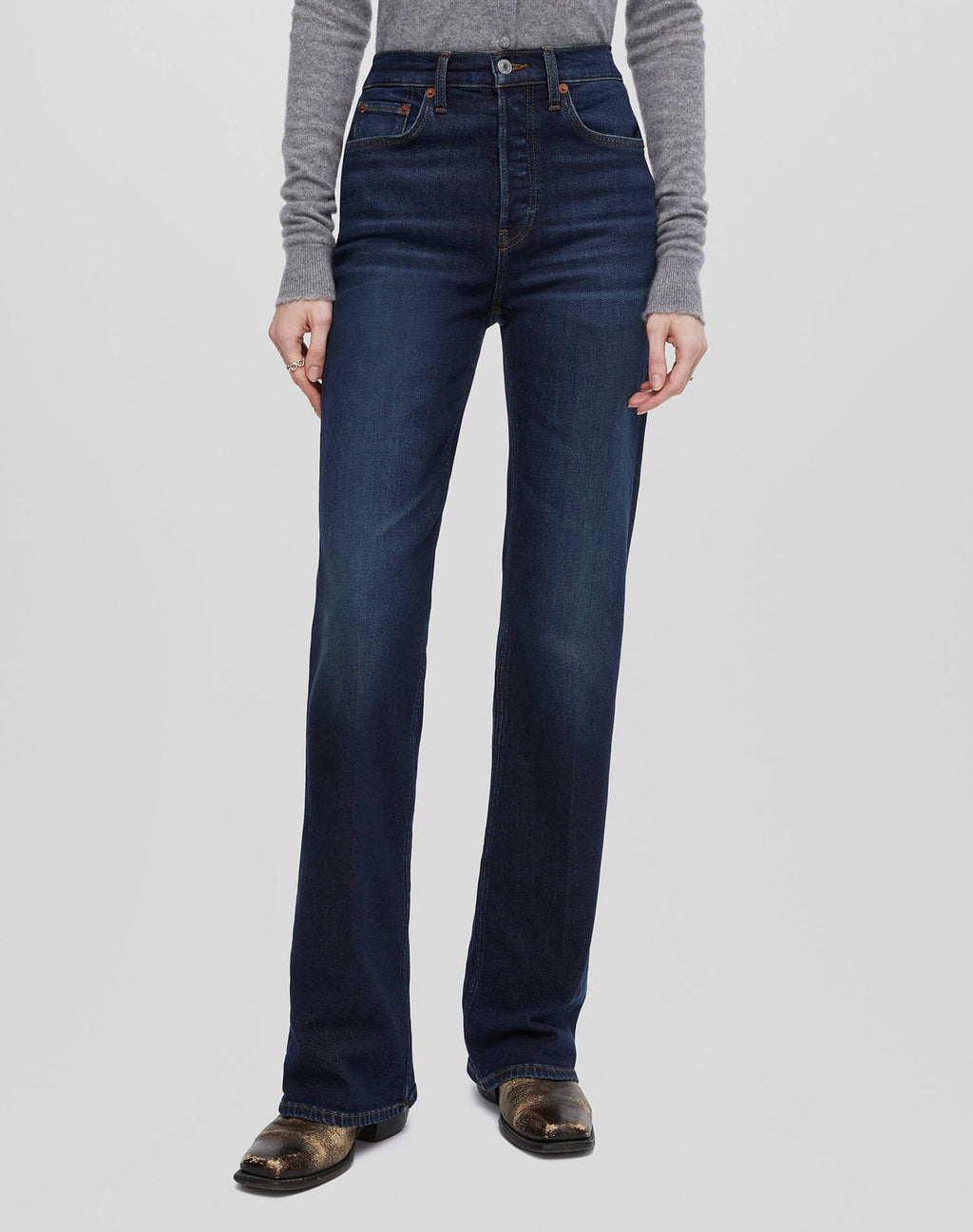 Re/Done Comfort Stretch 70S Bootcut  - Barely Worn