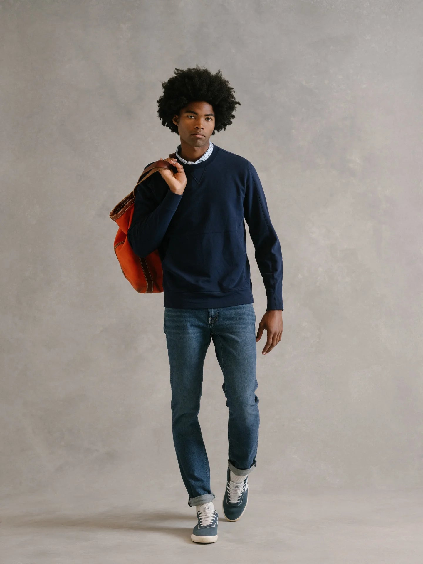 B. Draddy Russ Crewneck - Navy