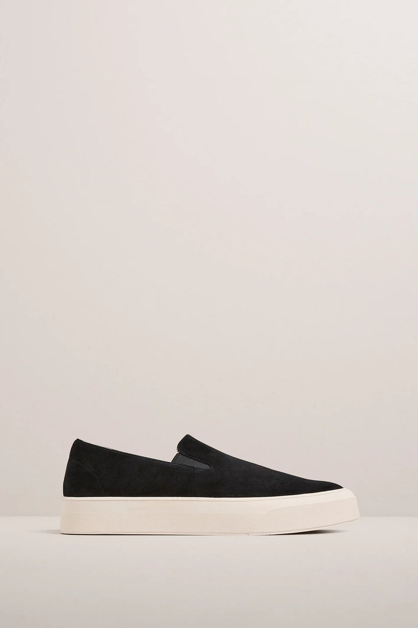 A. Emery The August Sneaker - Black Suede