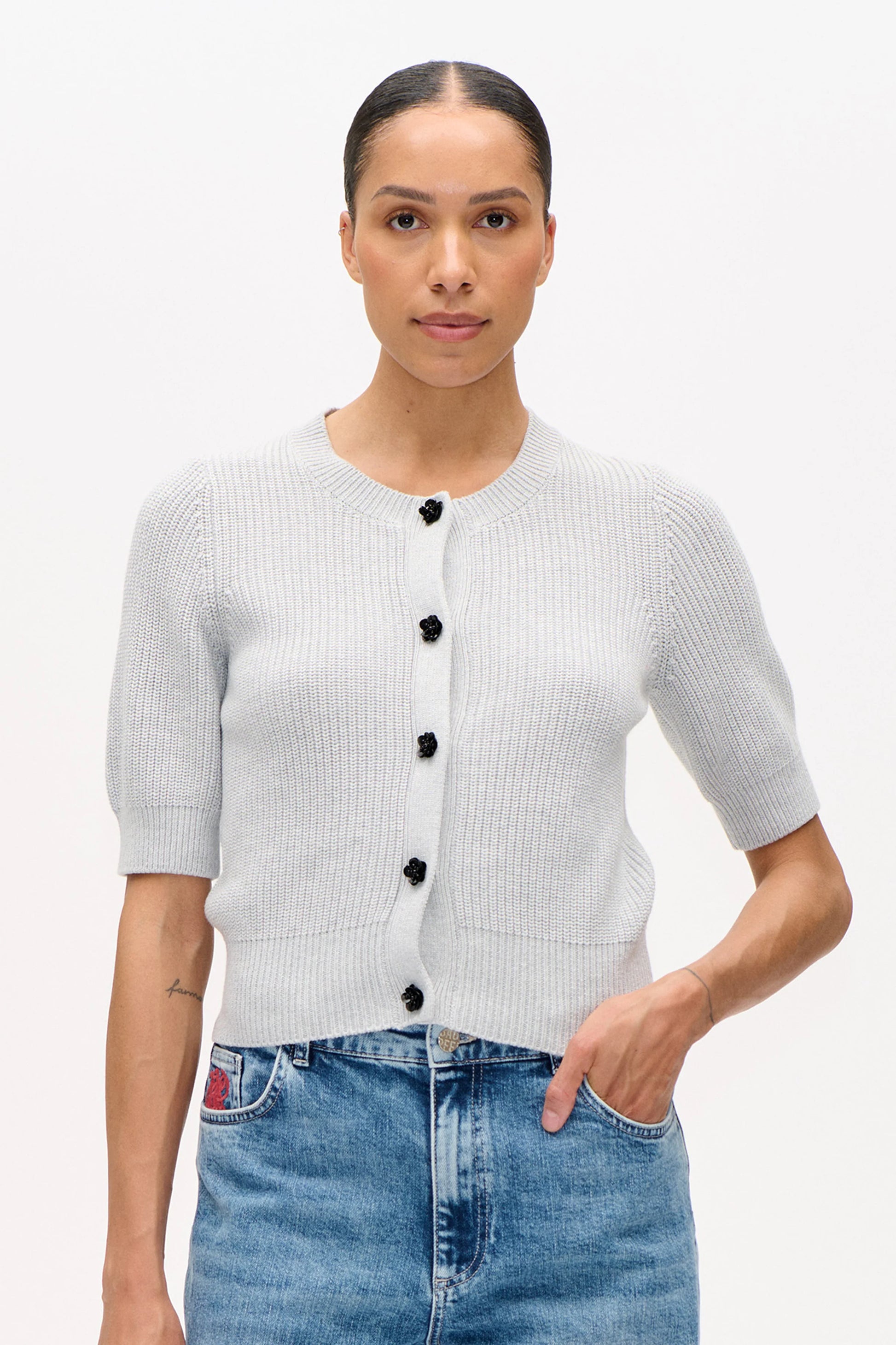 Baum und Pferdgarten Cathia Cardigan  - Grey Melange