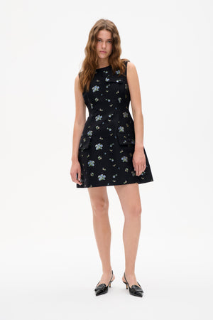 Baum und Pferdgarten Amayah Dress - Black Small Flower
