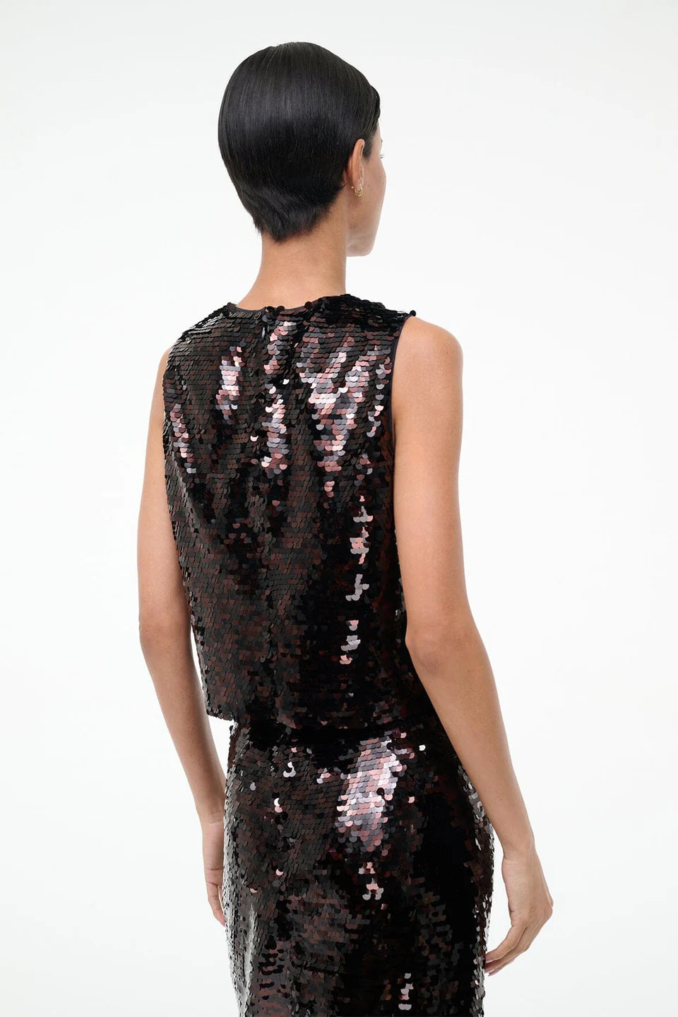 Staud Seraphina Top - Espresso Black