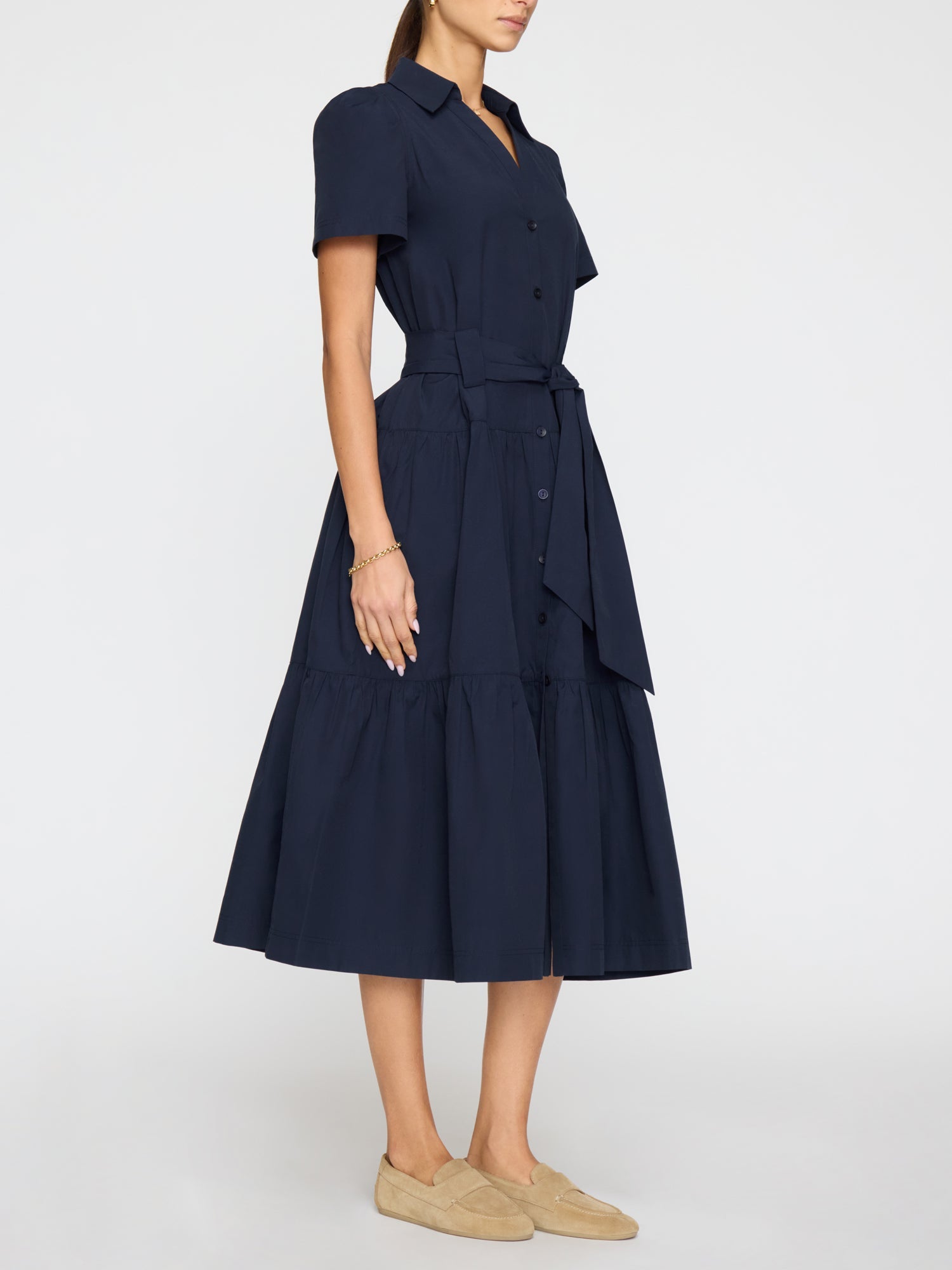 Brochu Walker Alina Dress  - Navy