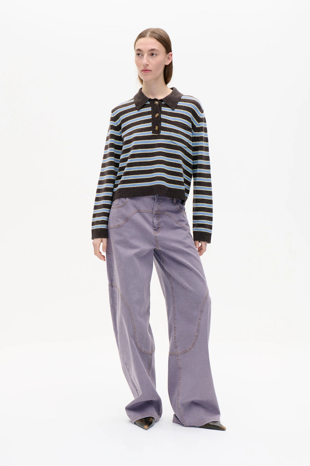 Baum und Pferdgarten Cori Sweater - Coffee Stripe