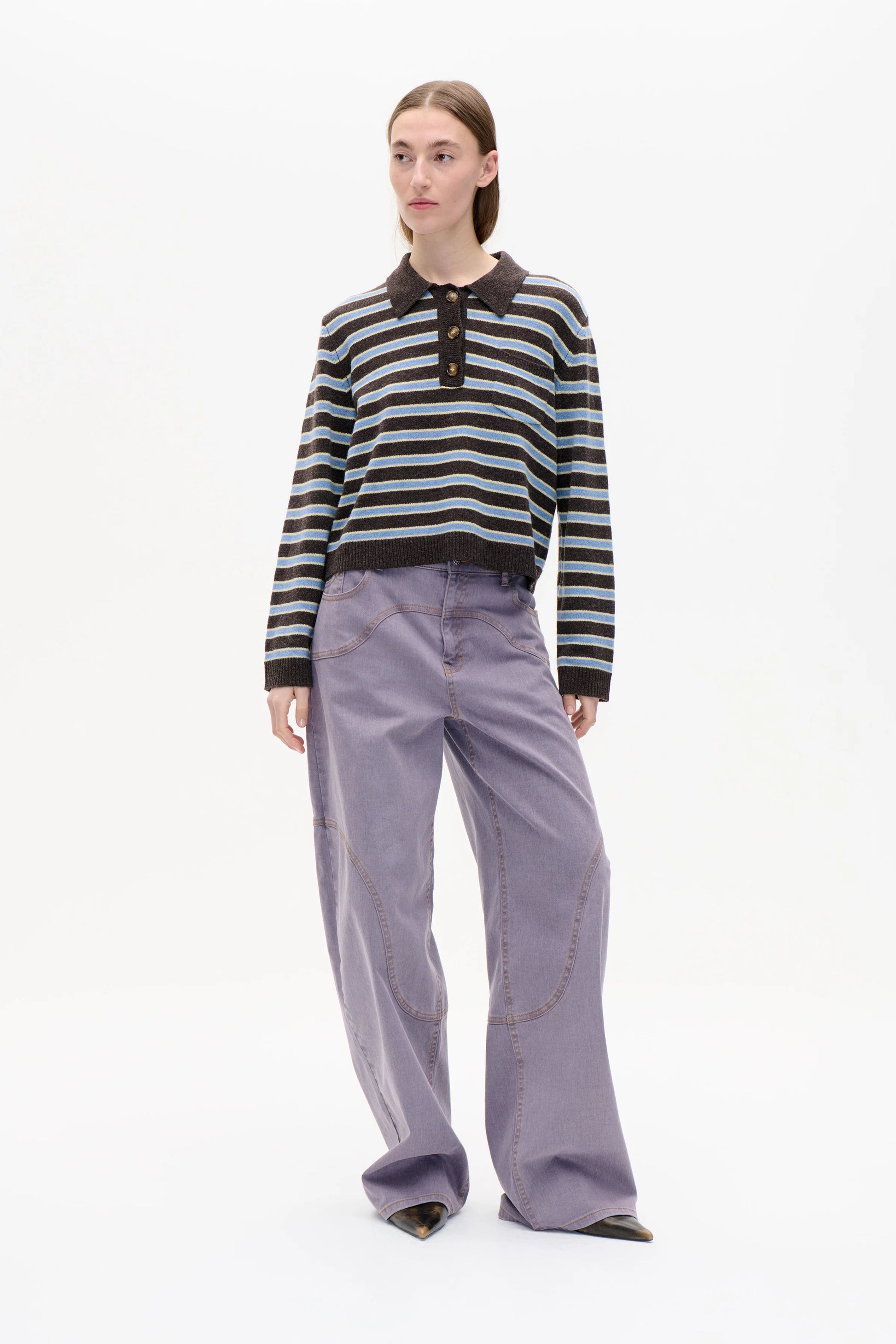 Baum und Pferdgarten Cori Sweater - Coffee Stripe