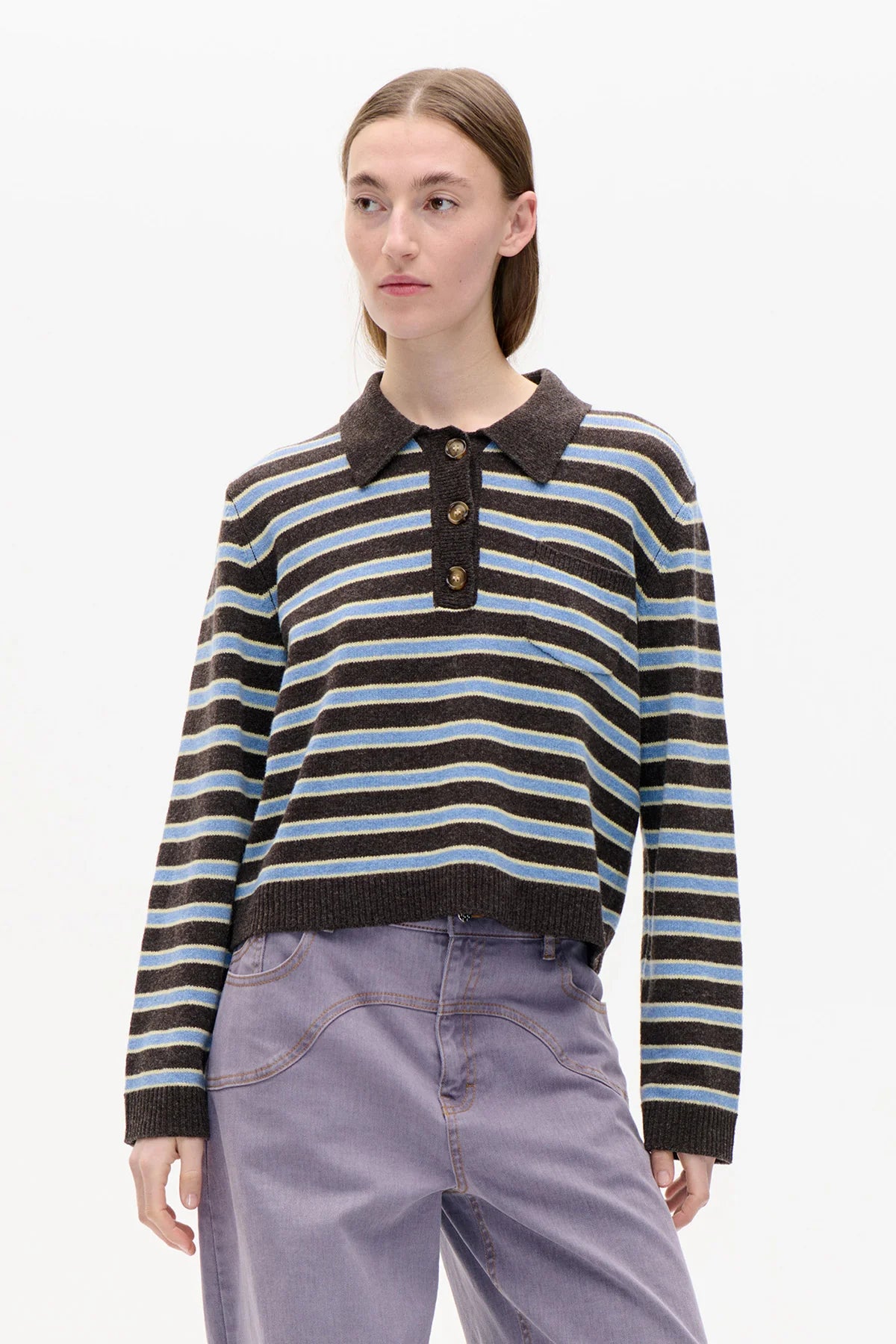 Baum und Pferdgarten Cori Sweater - Coffee Stripe