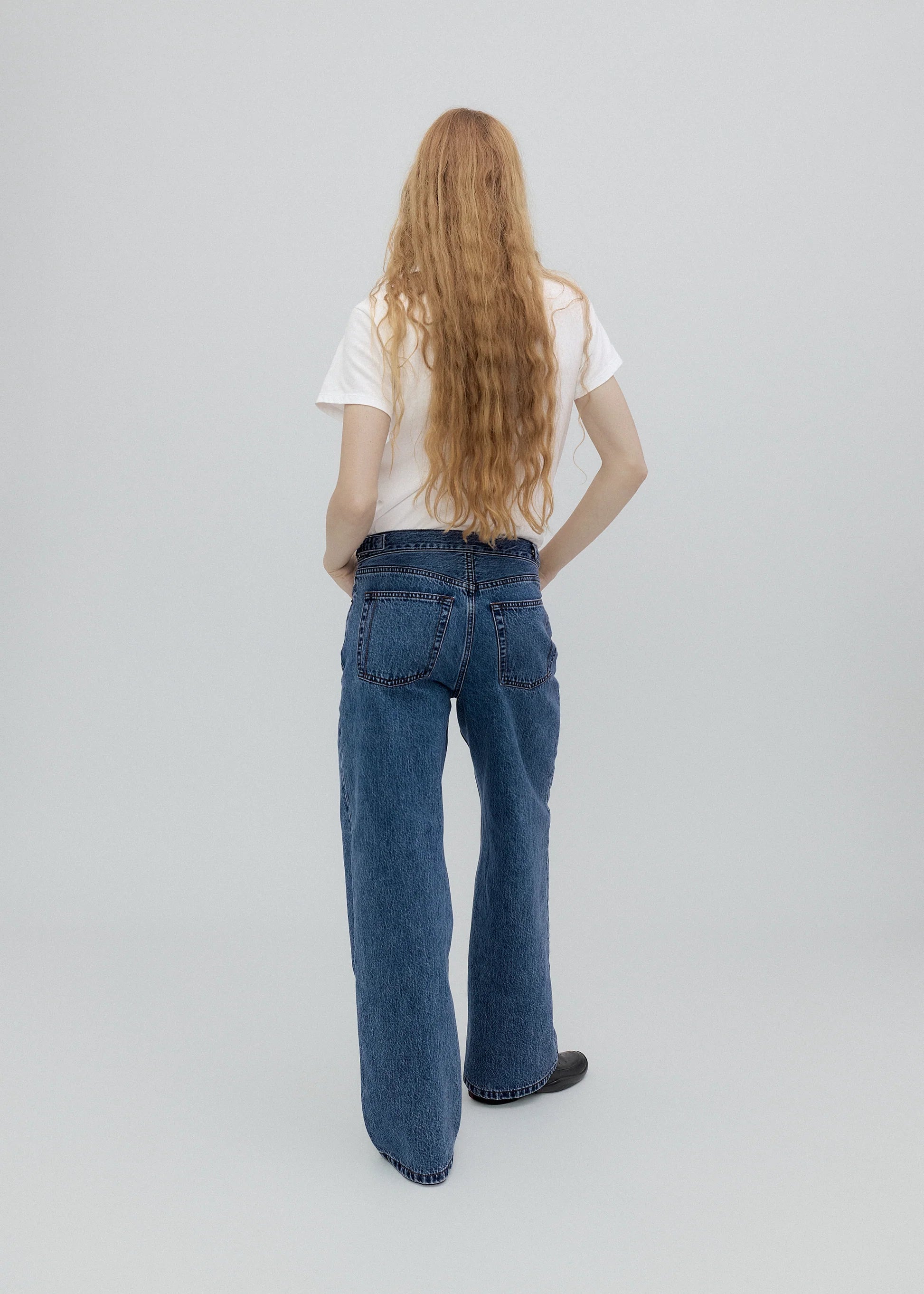 Still Here Buckle Jean in Classic Blue