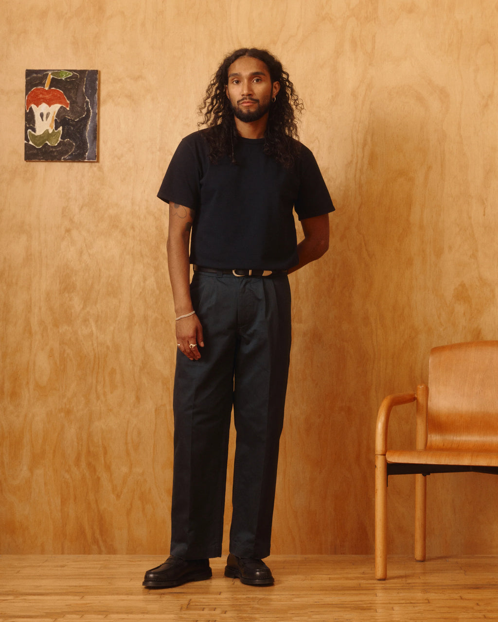 Knickerbocker Heavyweight T-shirt - Navy