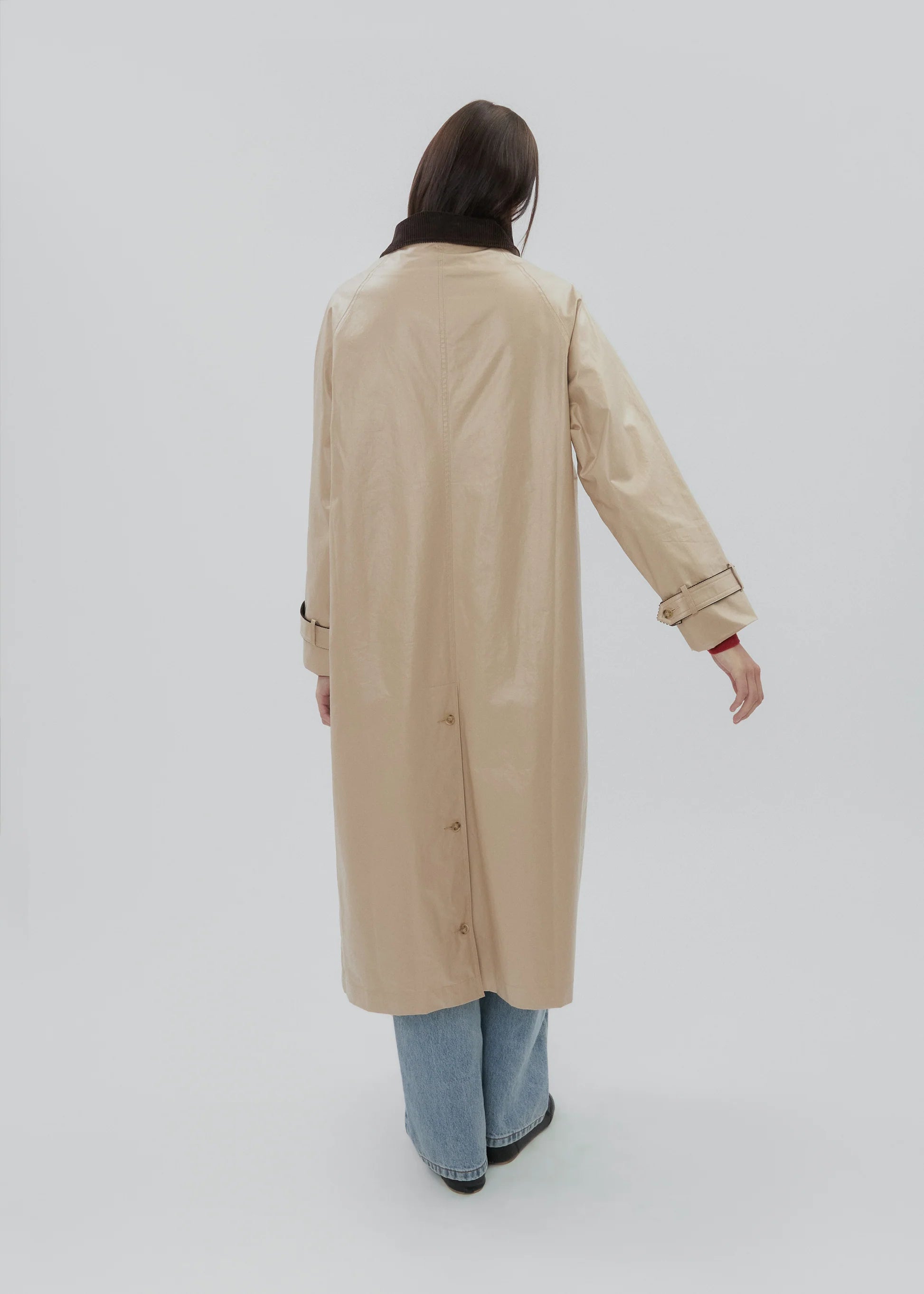 Still Here Kent Trench Coat in Khaki