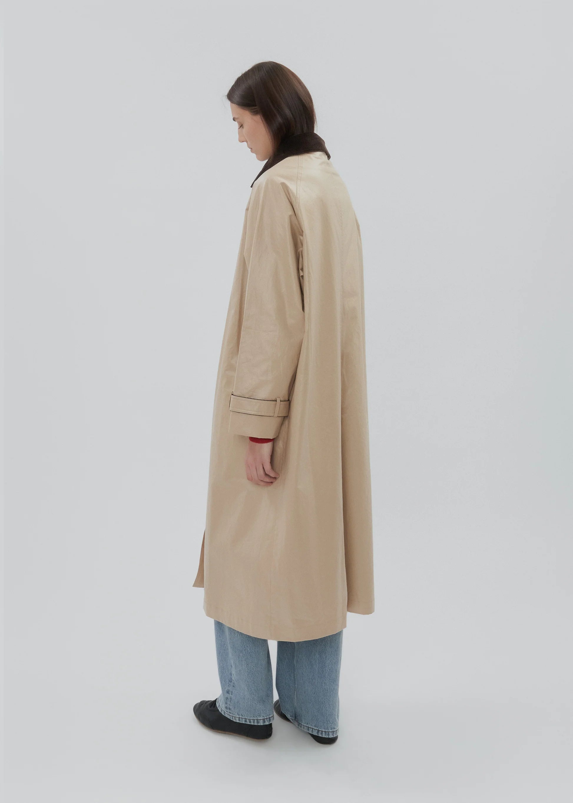 Still Here Kent Trench Coat in Khaki