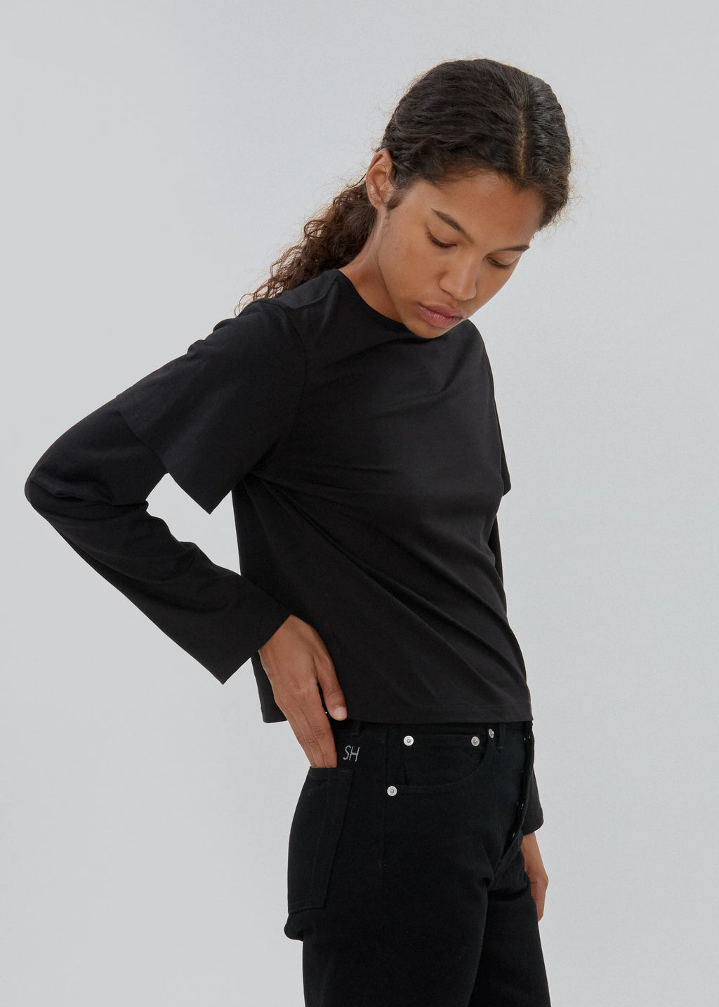Still Here 2Tee in Black