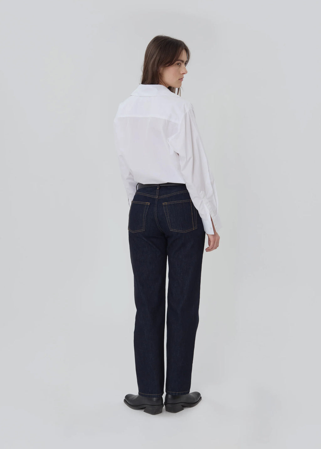 Still Here Madison Button Down - Milk