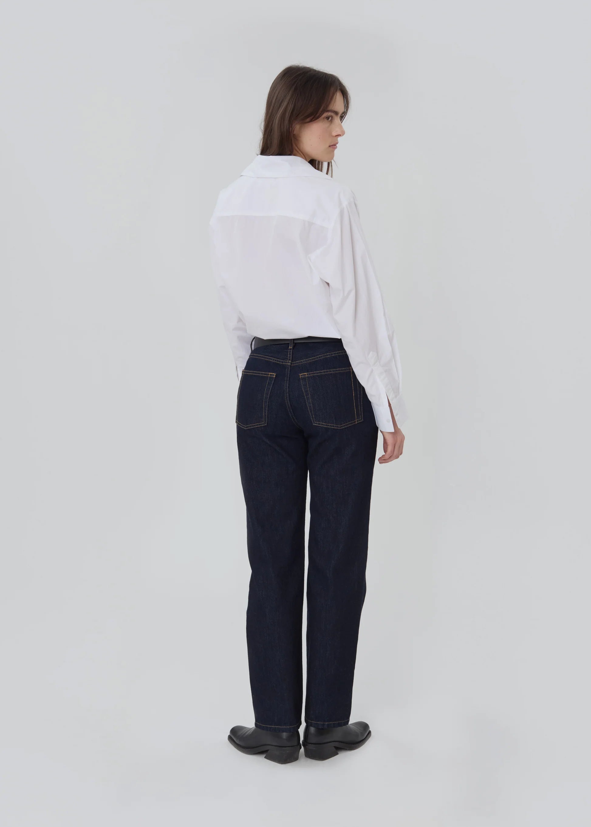 Still Here Madison Button Down - Milk