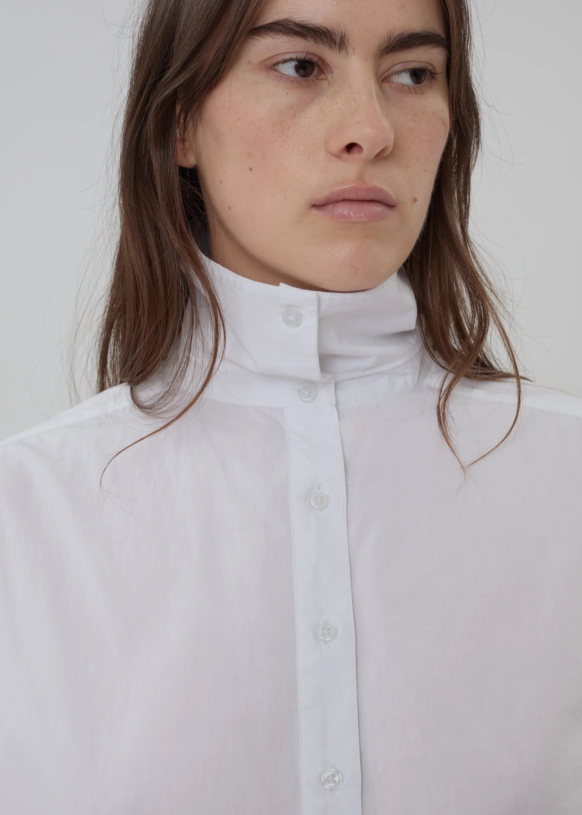 Still Here Madison Button Down - Milk