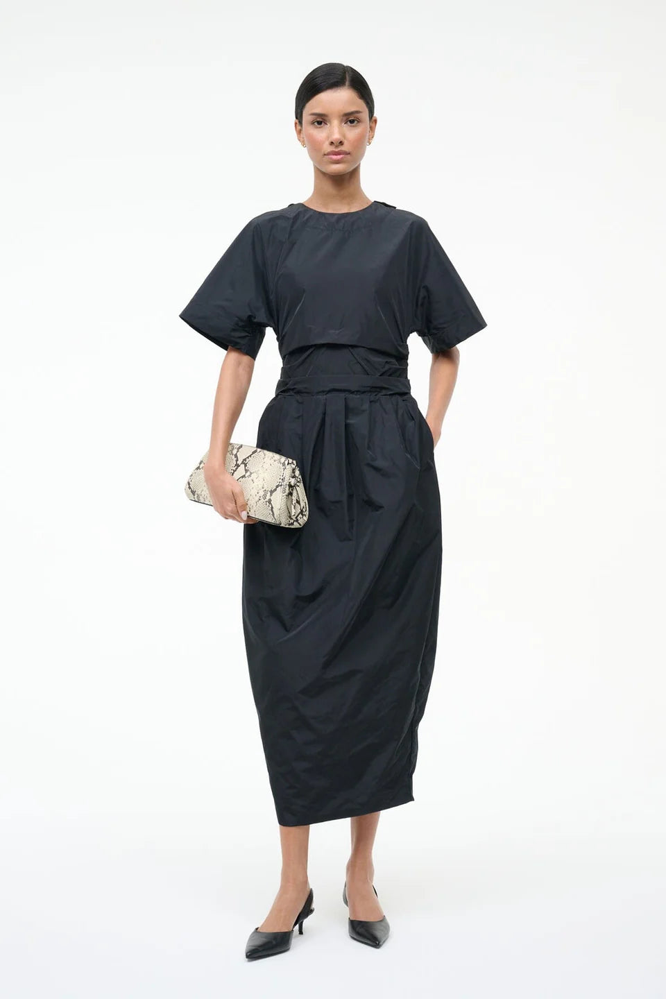 Staud Michelina Dress - Black