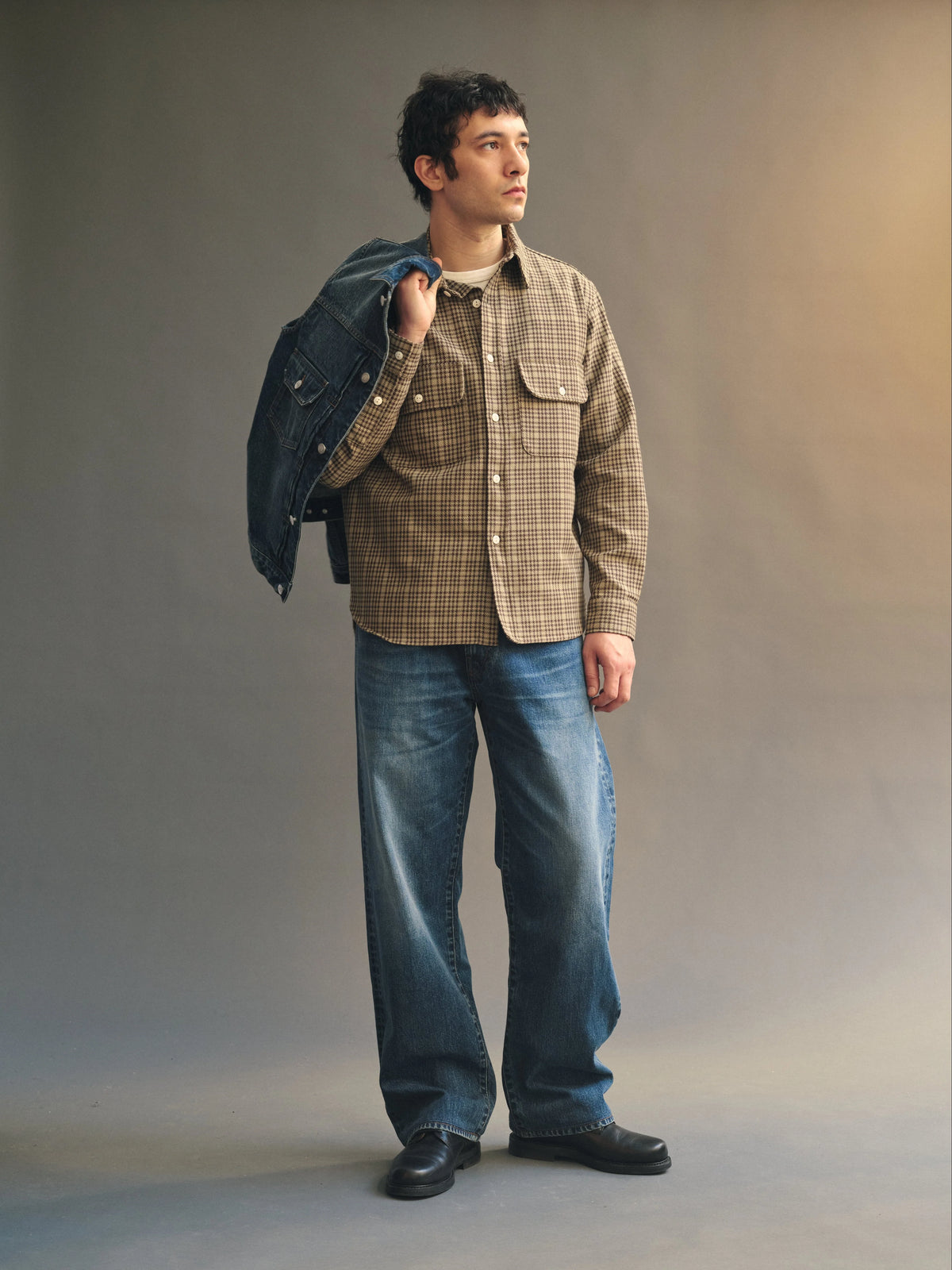 Knickerbocker Brother Flannel - Mint/Brown