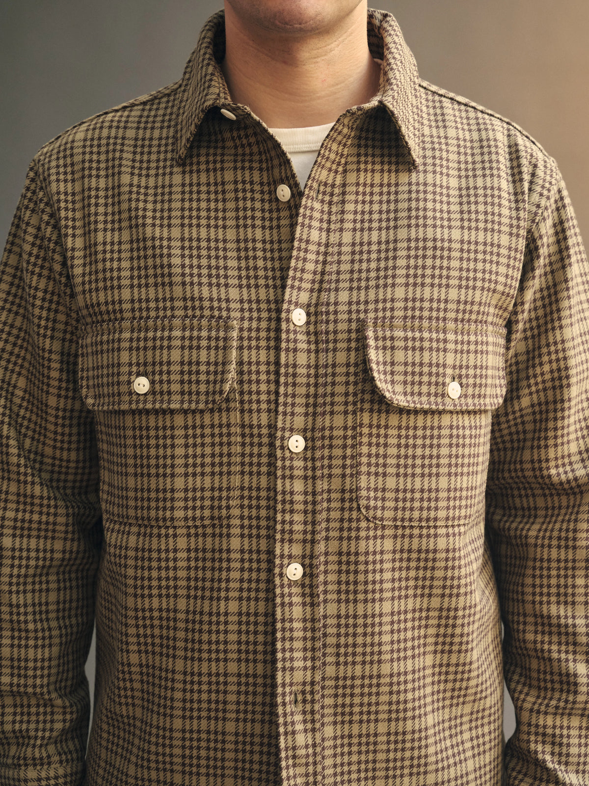 Knickerbocker Brother Flannel - Mint/Brown