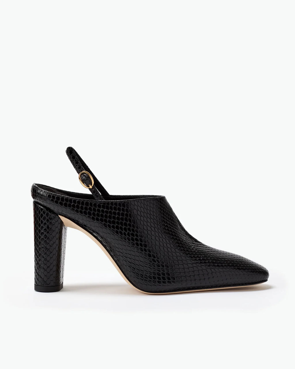 Le Seul Beatriz - Black Snake Embossed Nappa