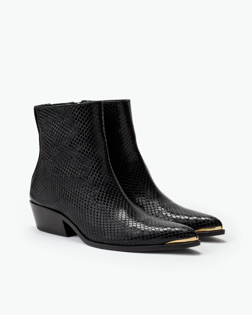 Le Seul Black Snake Embossed Nappa