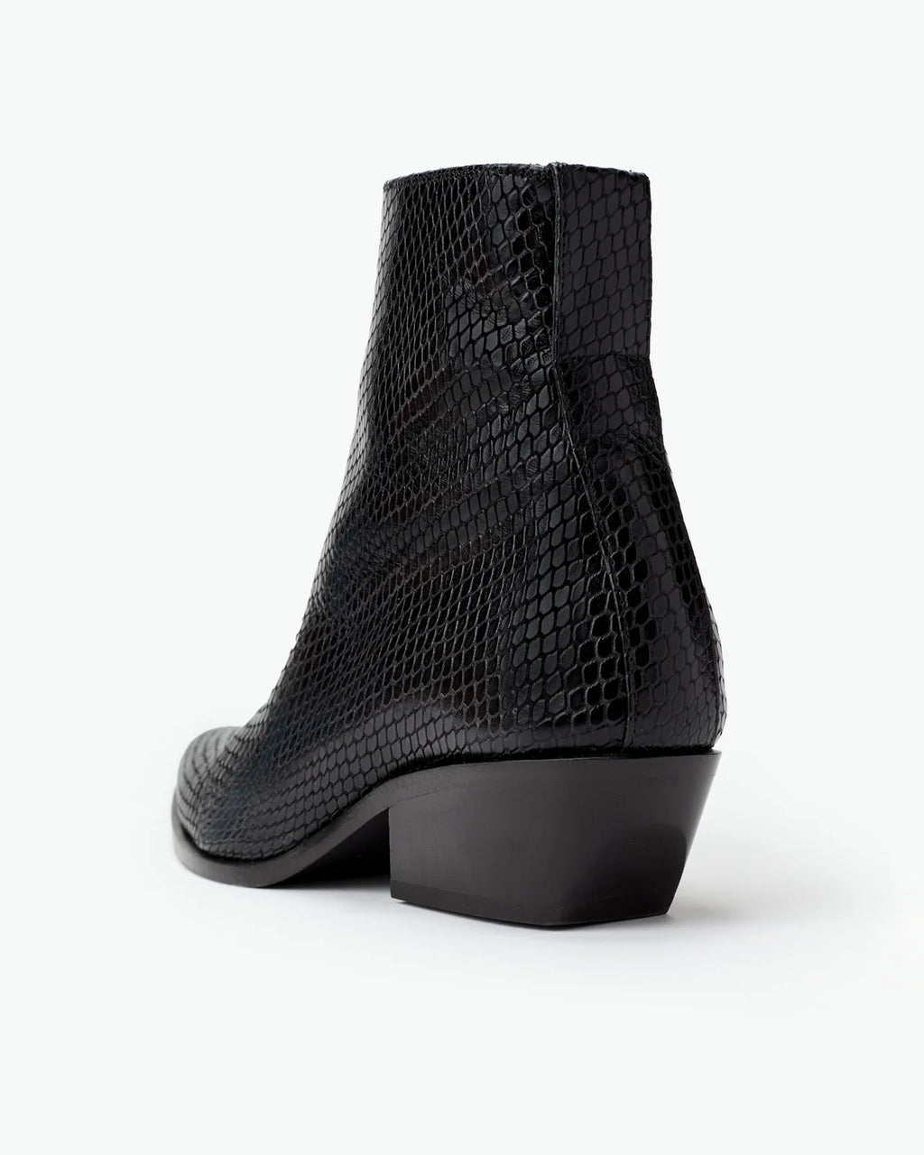 Le Seul Black Snake Embossed Nappa